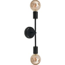 Riolight  Retro Ikili Metal Duvar Aplik