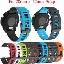 ZH Store Huawei Watch Gt Runner İçin 22 mm. Karışık İki Renkli Silikon Kayış (Yurt Dışından)