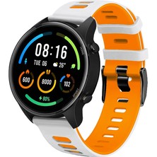 ZH Store Huawei Watch Gt Runner İçin 22 mm. Karışık İki Renkli Silikon Kayış (Yurt Dışından)