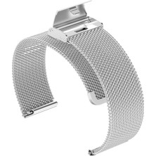 ZH Store Huawei Watch Gt3 46 mm. İçin Metal Çelik Hasır Kayış Gümüş Rengi (Yurt Dışından)