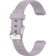 ZH Store Fitbit Luxe Silikon Kordonlu Saat İçin, Boyut: S Rock (Yurt Dışından)