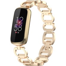 ZH Store Fitbit Luxe Special Edition Metal Kordonlu Saat İçin Gümüş Rengi (Yurt Dışından)