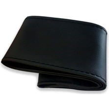 Gürler Oto Kılıf ve Aksesuar Fiat Fiorino 2015-2021 Dikmeli Direksiyon Kılıfı Siyah Düz Soft Deri 10.5cm