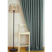 Massarelli Fon Perde Keten Mint Rengi 1-2 Seyrek Pile 60x260