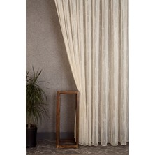 Massarelli Keten Tül Simli Şampanya  1-3 Sık Pile 300x260