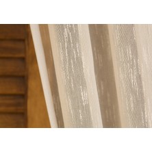 Massarelli Viskonlu Şantuklu Tül Şampanya  Pilesiz 100x260