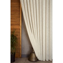 Massarelli Viskonlu Şantuklu Tül Kum Beji  1-2,5 Orta Sık Pile 100x260