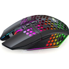 Buyfun Şarj Edilebilir Kablosuz 8 Tuşlu Gaming Mouse