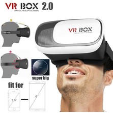 Fuchsia Vr Box 3D Sanal Gerçeklik Gözlüğü Android ve Ios, 4.7 - 6 Inç Telefonlarla Uyumlu