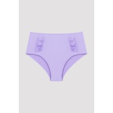 Penti Eflatun Basic Yüksek Bel Fırfırlı Bikini Altı
