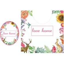 Vonluxe 2x Çıkarılabilir Banyo Klozet Kapağı Sticker Closestool Lıd Çıkartması Sticker (Yurt Dışından)