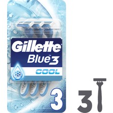 Gillette Blue3 Cool Kullan At Tıraş Bıçağı 3 Adet
