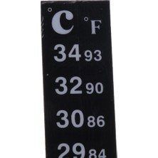 Cynthia 5 Adet Yapışkanlı Şerit Sticker Akvaryum Için Stick Thermometer (Yurt Dışından)