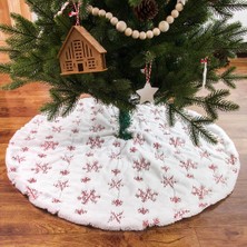 Ashley Noel Ağacı Etek 35.43 Inç Süsleme Yumuşak Kalın Taban Kapak Xmas Ağacı Için 122 cm Kırmızı (Yurt Dışından)