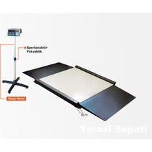 Tem Mlb 1002  300/500/600/1000/1500/2000 kg 120X120 cm Rampalı Baskül