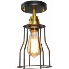 Riolight Retro Eskitme 1xe27 Duylu Kafes plofonyer avize armatur