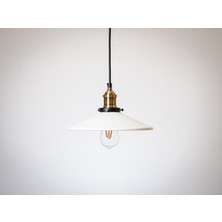 Riolight  Retro Tekli Metal Sarkıt Avize Şapka Çapı: 28CM