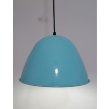Riolight retro,vintage,modern oda,mutfak,cafe,odalar için turkuaz 1xe27 metal sarkıt avize:28cm