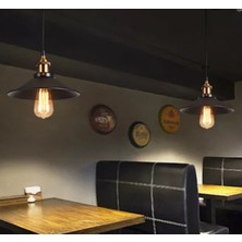 Riolight  Retro Tekli Metal Sarkıt Avize Çap: 23CM