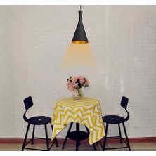Riolight modern,rustik,vintage mutfak,oda,cafe,oteller için siyah 1xe27 metal sarkıt avize 