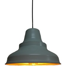 Riolight retro,modern,vintage mutfak,oda,otel,cafeler için beyaz metal sarkıt avize çap:33cm