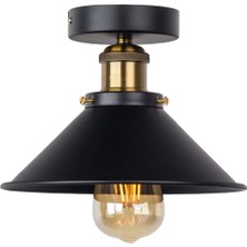 Riolight  Retro Metal Tekli Tavan Çap: 23CM