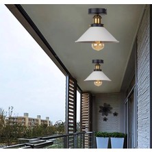 Riolight  Retro Metal Tekli Tavan Avize Çap: 23CM