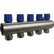 Kalde Kendinden 1'' Vanalı Kollektör Hafif Tip Mavi 5'li (1 Adet)