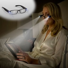 Çetin Shop LED Işıklı Kitap Gözlüğü Beyaz Renk