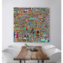 Vera Store Piksel Savaşları Reddit R/place Kanvas Tablo 2022