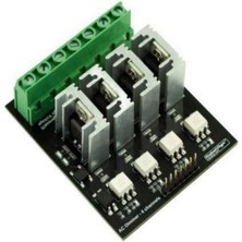 Sanec Ac Işık Dimeri Modülü, 4 Kanal, 3.3V/5V Mantık, Ac 50/60hz, 110V ~ 400V, 10A Başına
