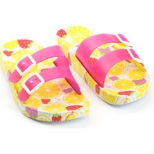 Gezer Yazlık Kaydırmaz Taban Iki Toka Kız Çocuk Terlik