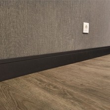 Verissimo Danica Mat Siyah Lake PVC Kaplı Süpürgelik 10 cm