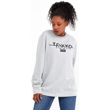 Superlife Süperlife Bisiklet Yaka Tokya Baskılı Sweat SPR22SWK134