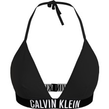 Calvin Klein KW0KW01824BEH004 Siyah Kadın Bikini Üst