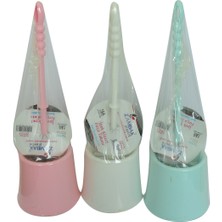 Zambak Plastik Muhafazalı Ipek Tuvalet Klozet Fırça Takımı Karışık Renk ZP-121
