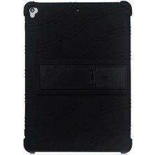 Microcase iPad 9.nesil 2021 10.2 Inch Standlı Silikon Kılıf - Siyah