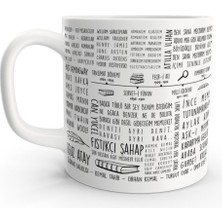 Rock'n Fox Edebiyat Türkçe Öğretmeni Tasarım Kupa Bardak