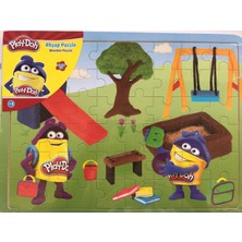 Play-Doh Playdoh Play Doh Ahşap Puzzle Bultak 35 x 25 cm 2 / 3 Yaş Eğitici Oyuncak