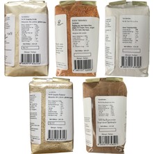 Ketbox Bebek Gıda Seti Organik Doğal Bebek Irmiği, Bebek Tarhanası, Tam Pirinç Unu, Buğday Ruşeymi, Keçiboynuzu Unu