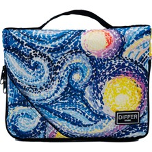Differ Studio 10'' & 11'' Inç Van Gogh Desenli Su Geçirmez Unisex Ipad/tablet Çantası/kılıfı