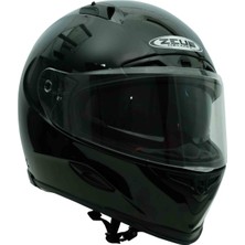 Zeus ZS-1800B Parlak Karbon Kapalı Kask