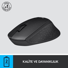 Bluetech Logitech M330 Sessiz Kablosuz Optik Mouse - Siyah