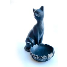 Bun Design Tabaklı Kedi Biblo