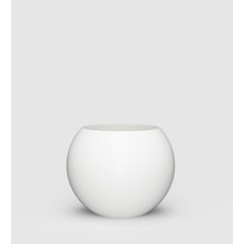 Trend Vase Paris Küre Iç Mekan Dış Mekan Fiber Saksı 51 cm