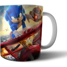 Pixxa Sonic 2 - The Hedgehog Kirpi  Kupa Bardak Model 1
