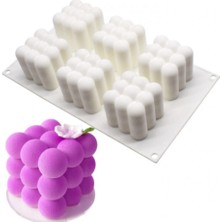 Megaw Silikon Bubble 6'lı Kalıp