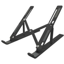 Megaw 7 Kademeli Ayarlı Katlanabilir Laptop Tablet Standı Siyah
