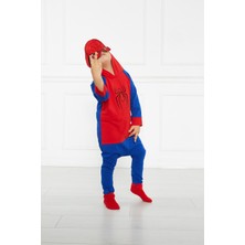 Gökçecik Tekstil Örümcek Tulum Kostüm Spider Man Örümcek Adam Tulumu