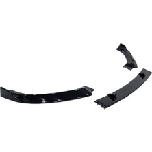 MKG Audi A3 8V Ön Ek Ön Lip Piona Black Abs Plastik 3 Prç . 2017 - 2019